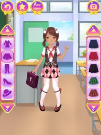 Anime Okul Giysi Giydirme Screen Shot 15