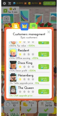 My Idle Cafe - Cooking Manager Simulator & Tycoon Screen Shot 5
