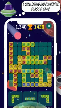 Block Puzzle Space Legend - new puzzle game 2020 Screen Shot 1