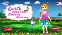 गुड़िया फ़ैशन सपना बदलाव लड़कियों खेल Screen Shot 0