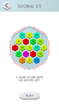 2048 Hex - challenging puzzle game Screen Shot 23