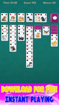 Solitaire Cat new solitaire games 2020 offline fun Screen Shot 3