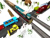 kereta api kereta api lintas nyata - permainan Screen Shot 7