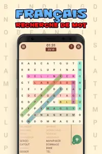 French! Word Search Screen Shot 1