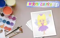 Fairy princess coloring book Screen Shot 3