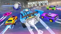 Turbo Rocket Car Soccer League: Football Game 2021 Screen Shot 0