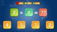 Tables de multiplication et de division. Formation Screen Shot 0