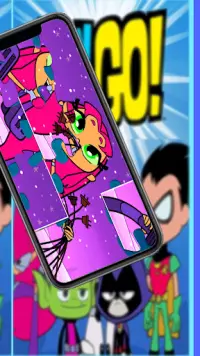 Teen Titans Superhero Puzzle Screen Shot 2