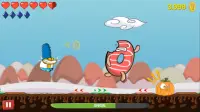 Eat The Donut: 2D Platform Runner Screen Shot 3