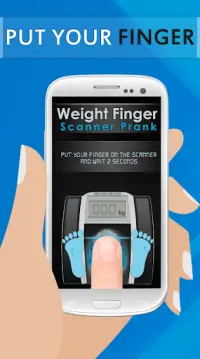 Weight Finger Scanner Prank Screen Shot 1