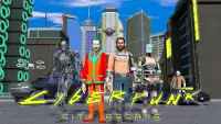 Cyberpunk City Escape. Neighbor Sci-Fi Survival 3D Screen Shot 0