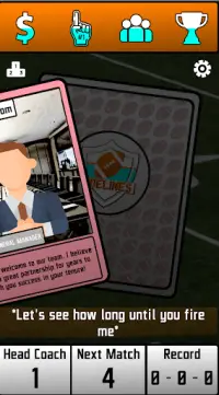 Sidelines : American Football Manager Card Game Screen Shot 4