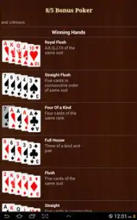 Bonus Poker (8/5) Screen Shot 10