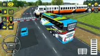 đua xe buýt du lịch sang trọng 3d: xe buýt sim Screen Shot 4