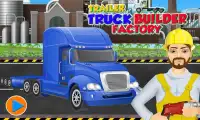 ट्रेलर ट्रक बिल्डर कारखाना: मैकेनिक गेराज सिम Screen Shot 3