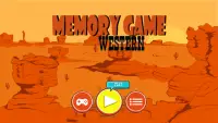 Memory Game - Western Screen Shot 0
