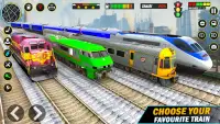 City Train Driving Train Games Screen Shot 1