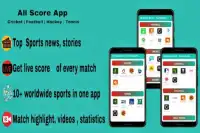 All Score App :- Top Sports News and Live Scores Screen Shot 0