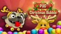 Pug Christmas Bubble Screen Shot 0