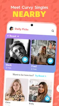 Dating App for Curvy - WooPlus Screen Shot 2