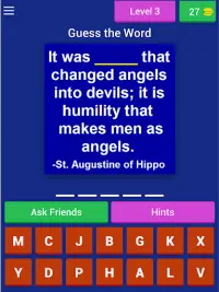 Saint Quotes (Catholic Game) Screen Shot 10