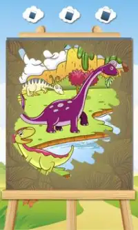 Dinossauro jogos para crianças Screen Shot 1