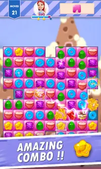 Sweet Ruba - Match 3 Puzzle Free Games Screen Shot 2