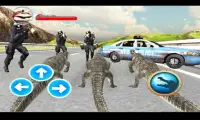 경찰 악어 시뮬레이터 3D Screen Shot 1