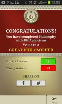 Genius Philosophy Quiz Lite Screen Shot 6