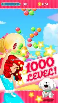 Candy Bubble Shooter Free - Bubble Games for Girls Screen Shot 1