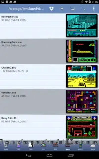 Speccy - ZX Spectrum Emulator Screen Shot 1