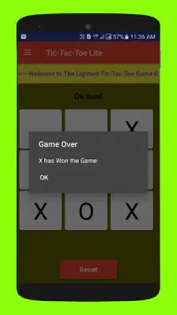 Tic-Tac-Toe game - With Colour Changing Background Screen Shot 2