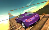 Echte Tracks: Unmöglich Future Car Stunt Game Screen Shot 3