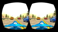 VR Highway Traffic Bike Racer Screen Shot 7