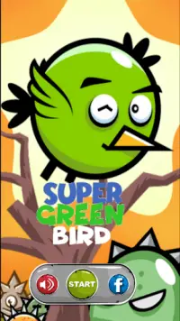 Super Green Bird Screen Shot 5