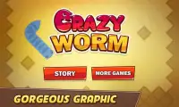 Crazy Worm Screen Shot 0