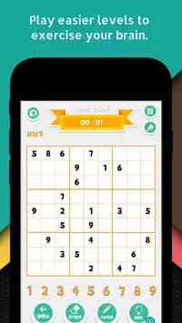 Lógica Premium Sudoku Crossword Puzzle com números Screen Shot 2