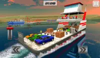 Navio carga simulador cidade game transporte carga Screen Shot 8