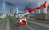 Futuristic Helicopter Rescue Simulator Flying Screen Shot 3