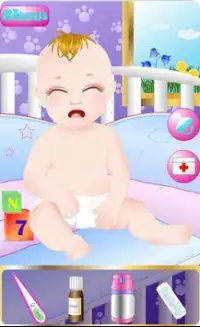 jogo cuidados com o bebê Screen Shot 2