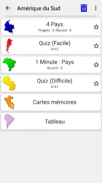 Les cartes de tous les pays du monde - Le quiz Screen Shot 5