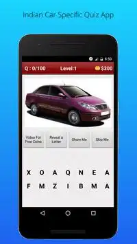 Indian Car Quiz : Guess The Indian Car Game FREE Screen Shot 1