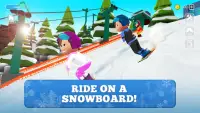 Snowboard Craft: Freeski, Sled Simulator Games 3D Screen Shot 2
