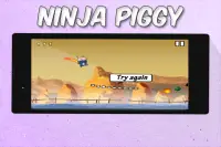 Ninja Piggy Jump Adventures Screen Shot 3