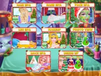 Công chúa trang điểm và dress up Salon game Screen Shot 1