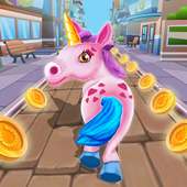 Unicorn Run Rush: Giochi Runner Endless