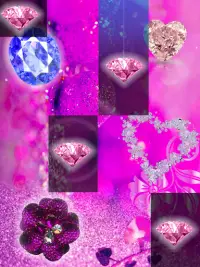 Piano Diamond Tiles Glitter Sparkle Jewelry Game Screen Shot 1