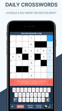 Mini Crossword - Daily Puzzles Screen Shot 0