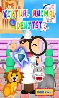 Pets dentist animal games Screen Shot 0