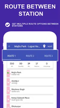 Delhi Metro Route Map And Fare Screen Shot 3